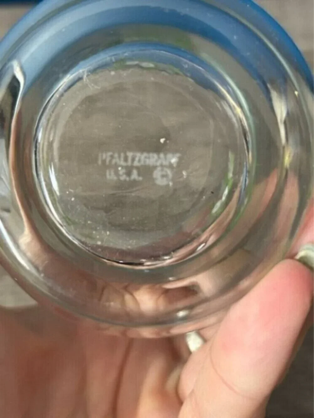 Pfaltzgraff single glass